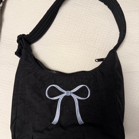 BAGGU Handbags - BAGGU UO Bow Black Mini Shoulder Bag